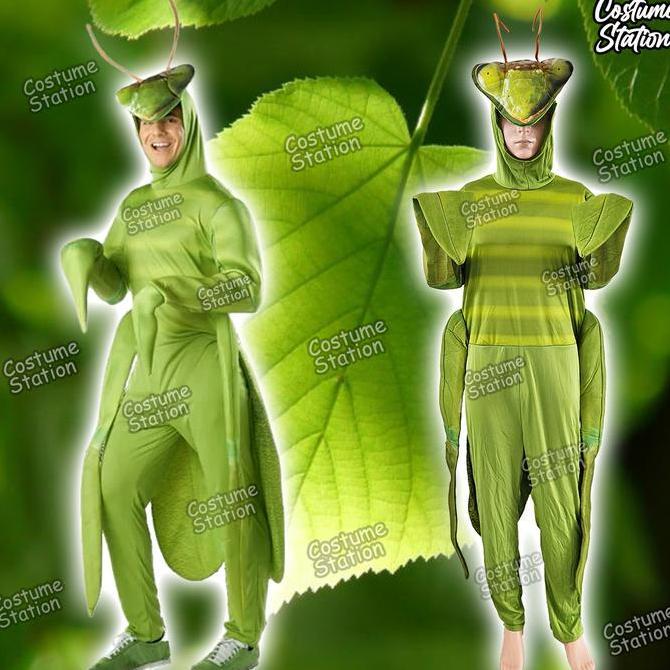 Kostum Onesie Praying Mantis / Costume Belalang Sembah Hewan Binatang Animal dewasa