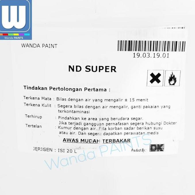 Nexwill- Thinner Jerigen Nd Super (20 Liter)