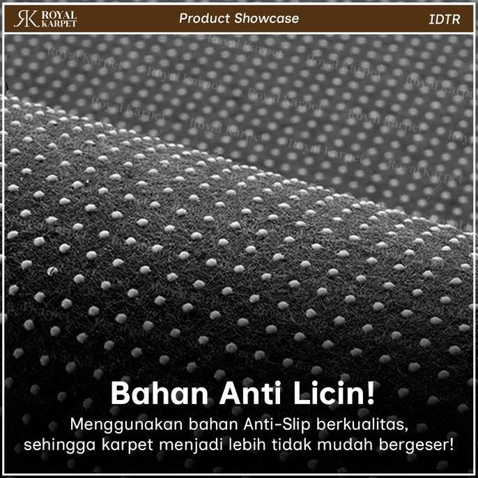 ROYAL X RACUNNUUNA - [ Orbia Round ] Karpet Lantai bulat aesthetic 120x120cm & 100x100cm Karpet Keci