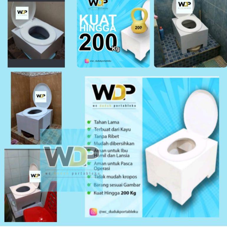 [FT] Wc toilet closet duduk portable dewasa untuk lansia dan ibu hamil  tinggi 30 cm kursi dudukan w