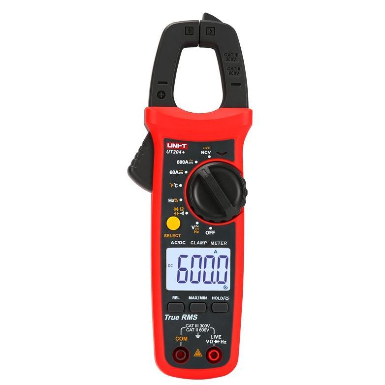 Uni-T Ut204+ Ut 204+ Clamp Meter Multimeter Digital Clamp Tang Amper [Ecer]