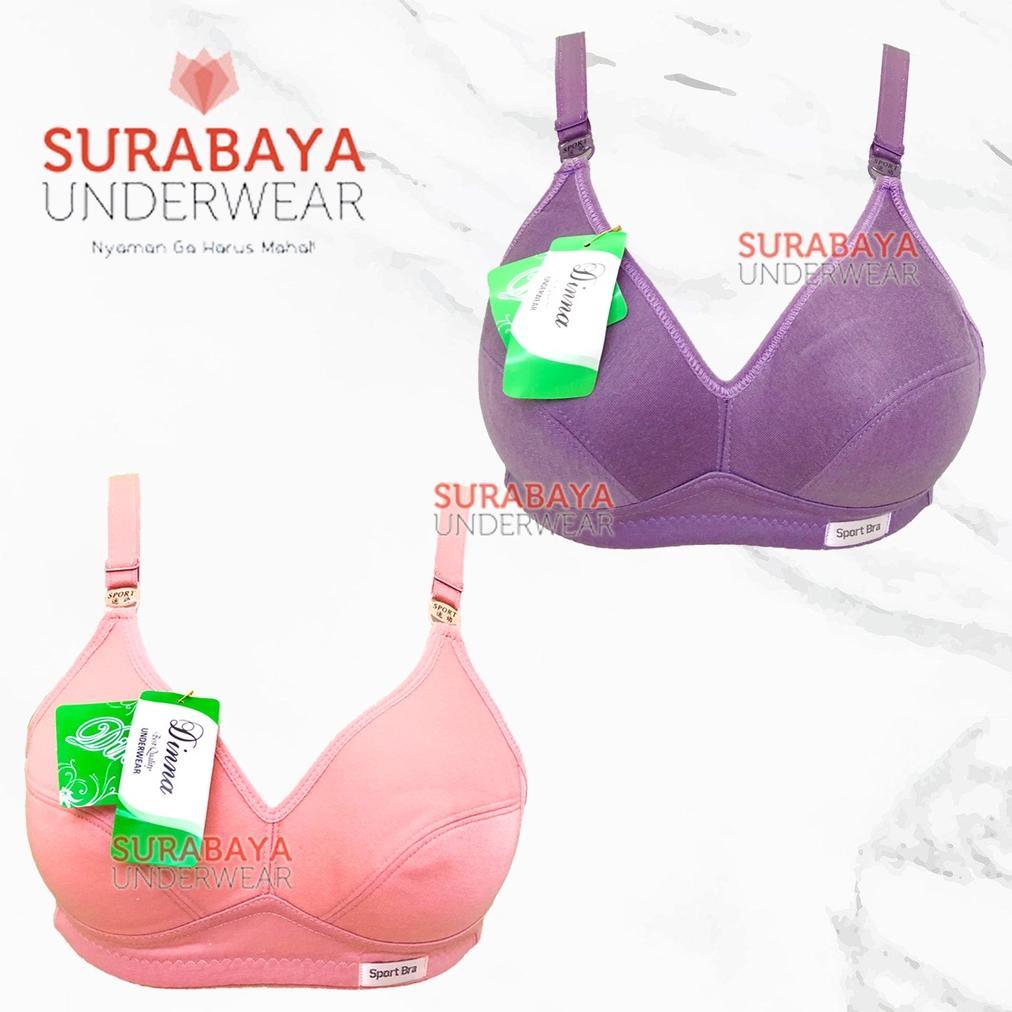 Premium Sport Bra Katun Nyaman Buat Sehari Hari Size Besar Merk Dn (Size 34-46)