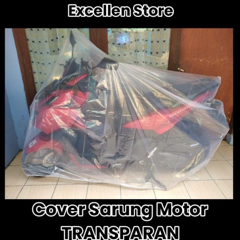 PREMIUM COVER SARUNG MOTOR TRANSPARAN / BENING BERBAGAI JENIS MOTOR