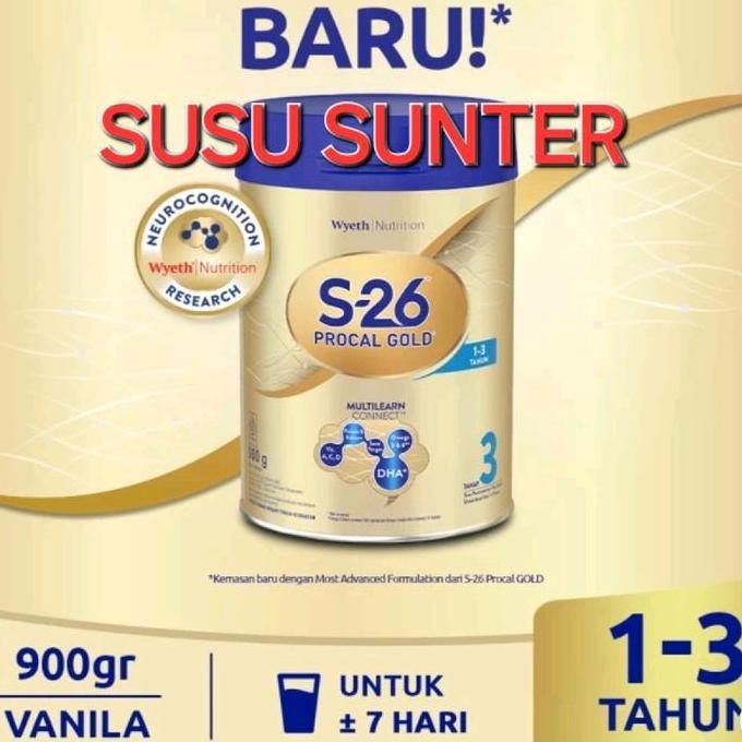 Lansungkirim- S 26 Procal Gold 900 Gram/S26/900Gr/Tahap 3