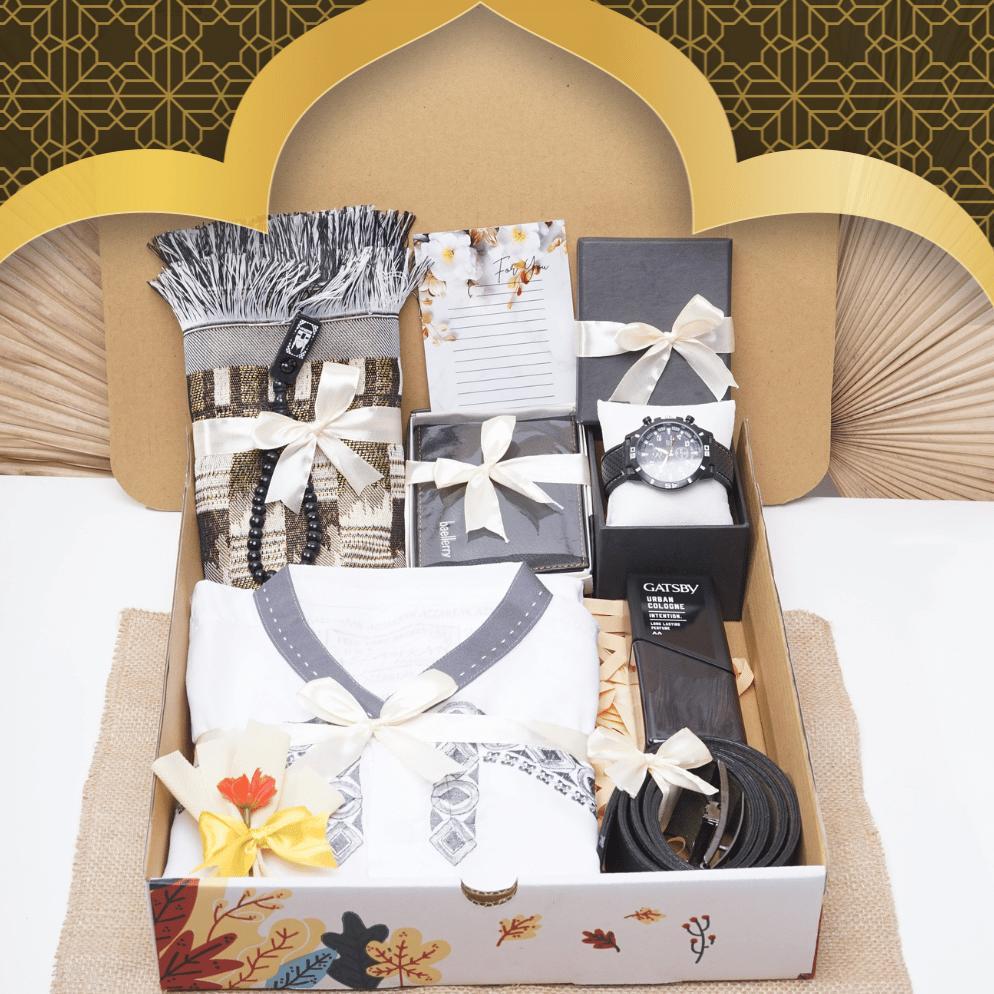 DISKON HAMPERS KADO ALAT SHOLAT MUSLIM PRIA LENGKAP DENGAN GIFT BOX