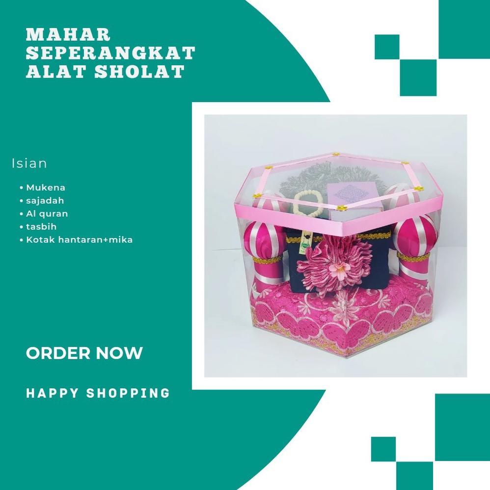 DISKON SGE//SEPERANGKAT ALAT SHOLAT MAHAR/MAHAR NIKAH SEPERANGKAT ALAT SHOLAT/MUKENA HANTARAN PERNIK