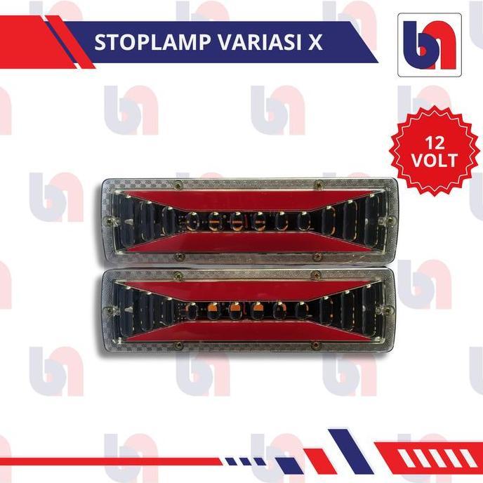 DAXSTORE Lampu Rem Belakang 12V volt L300 carry Stoplamp Running Variasi LED
