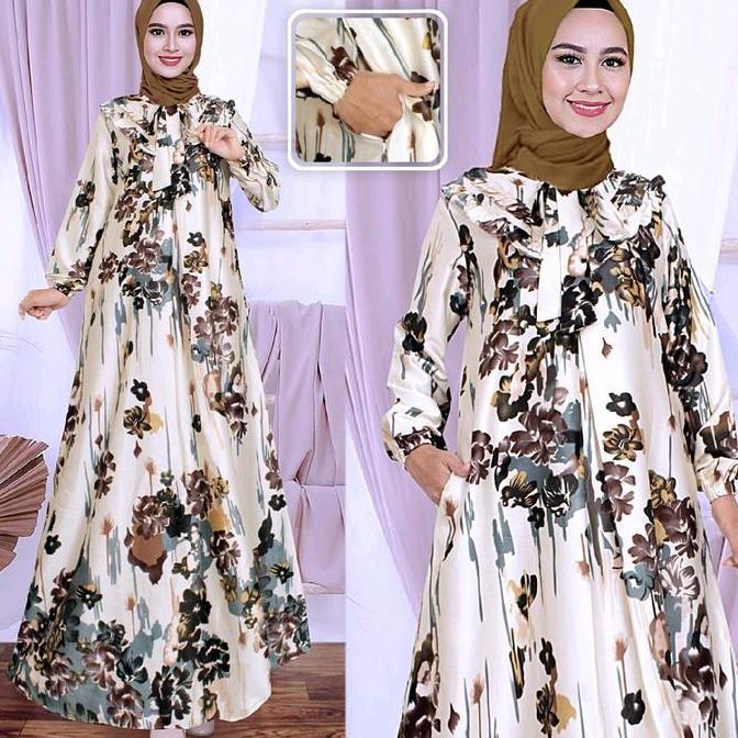 RANIA DRESS GAMIS MUSLIM SILK