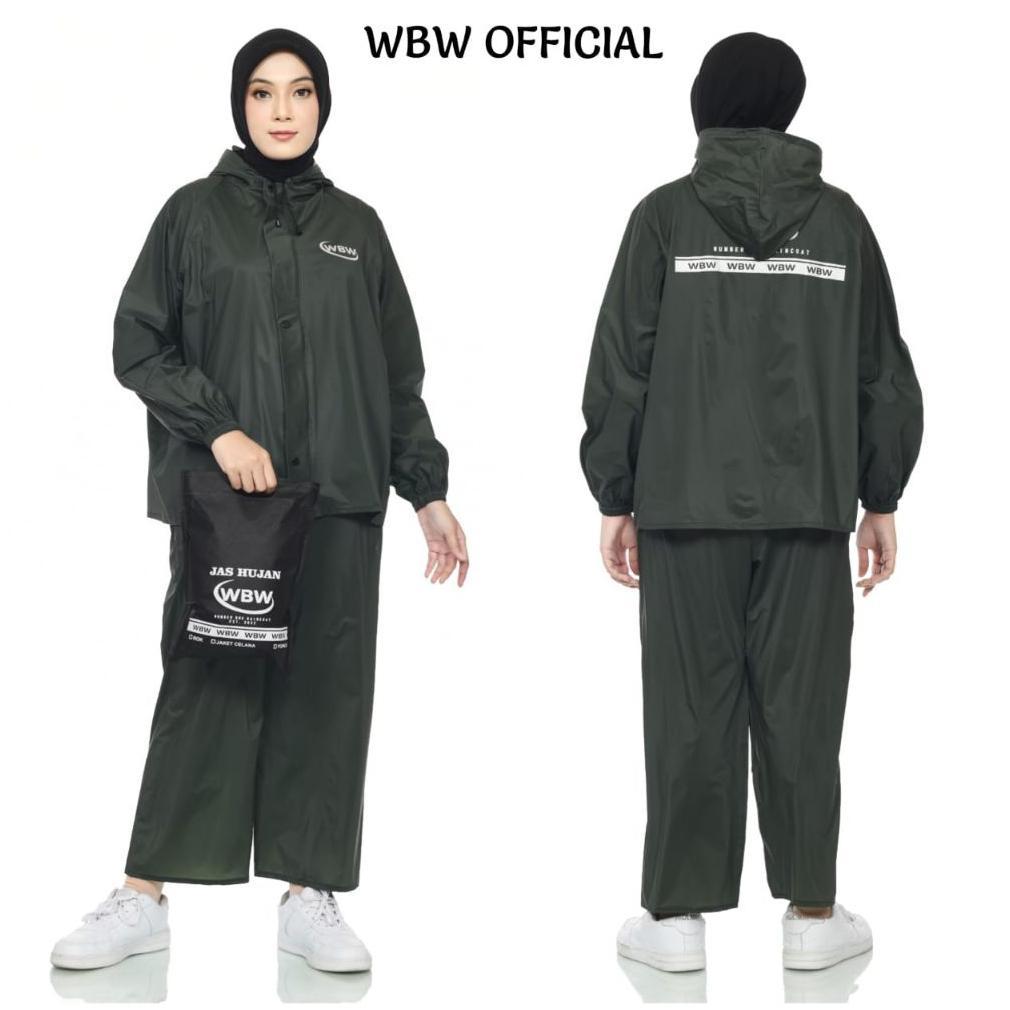 ORIGINAL JAS HUJAN TERBAIK ,STELAN PRIA DAN WANITA ANTY REMBES DAN AWET TAHAN LAMA BY WIBAWA RAIN CO