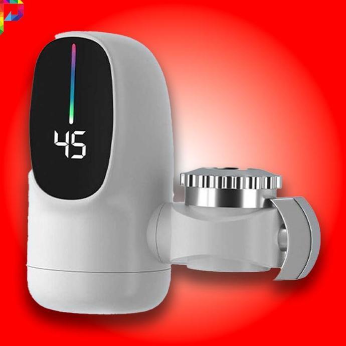 Water Heater Alat Pemanas Dingin Air Keran Wastafel Dapur Toilet Kamar Mandi Instan Praktis Portable