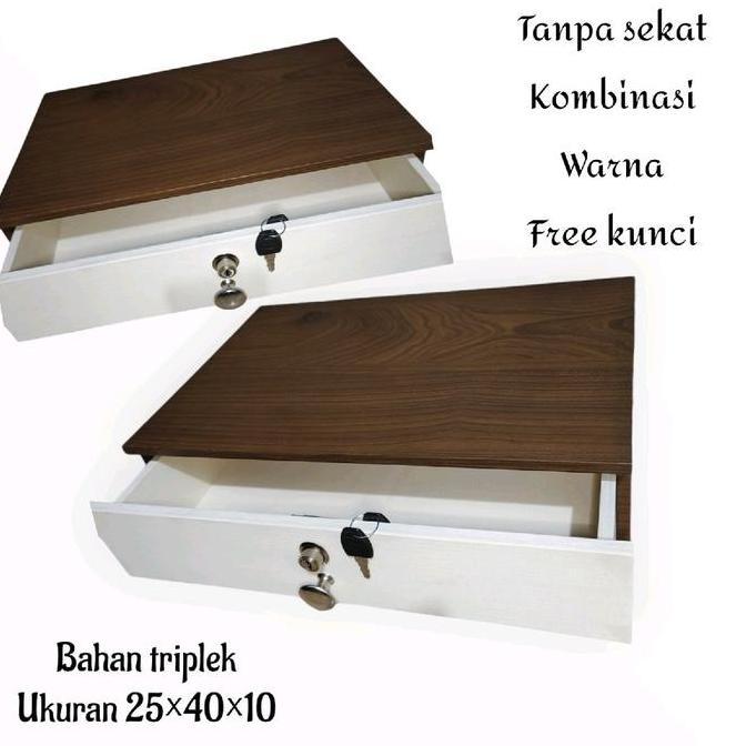 Rak uang Sekat 6 Rak serbaguna free konci sekat 6 Kayu laci sekat 6 Penyimpanan PAS