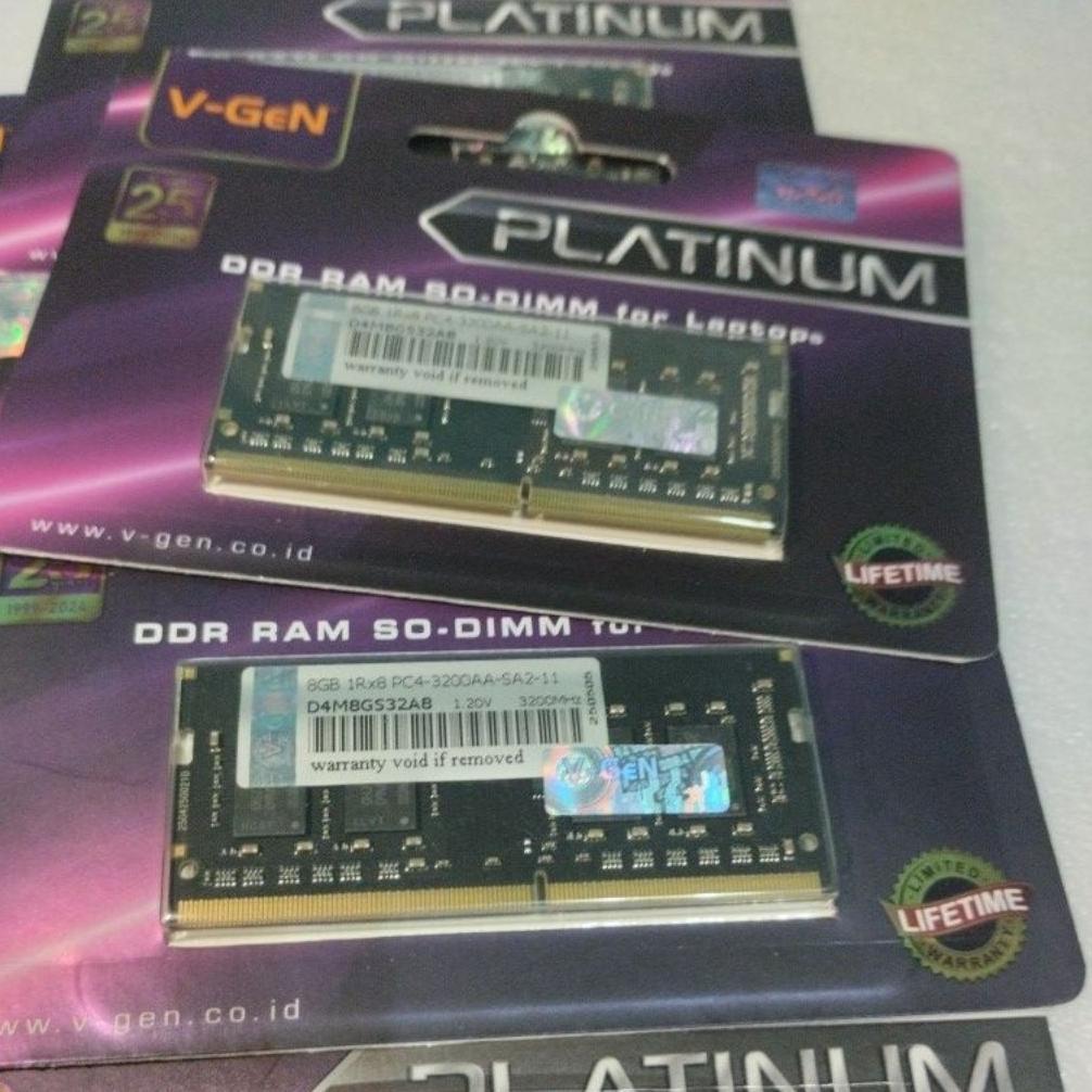 Ram Laptop//Memori Sodimm V-GEN Ddr4 8GB Pc 3200Mhz