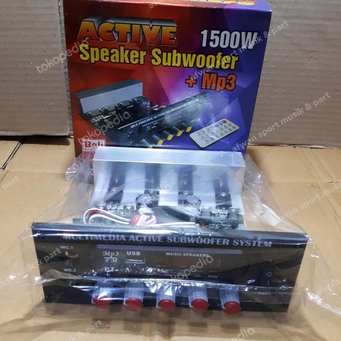 Modul Kit Speaker Aktif With Mp3 Player 2 X 150 Watt Stereo . Diskon