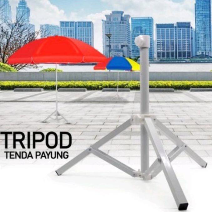 Tripod Payung Tenda / Kaki Payung tenda / Bawahan Payung Tenda Portable