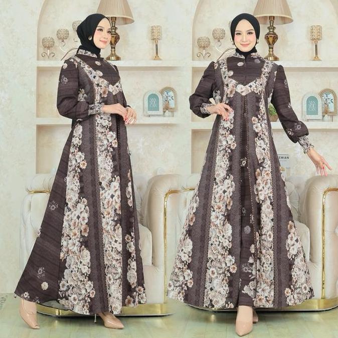 Gamis Arsyila Dress Terbaru Gamis Coco Nichi terlaris