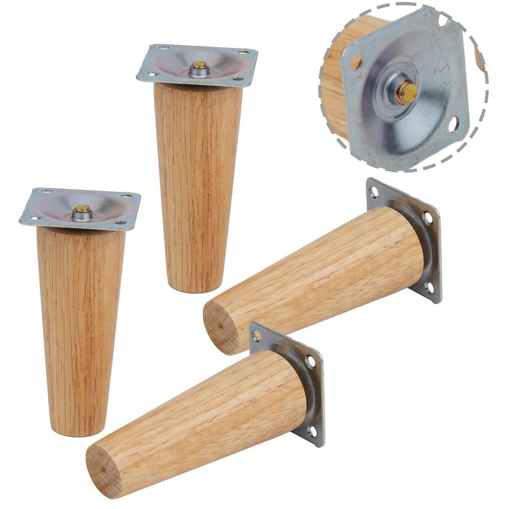 8/10/15cm Solid Wood Furniture Leg Straight Feet Sofa Bed Cabinet Table And Chair Replacement Feet S