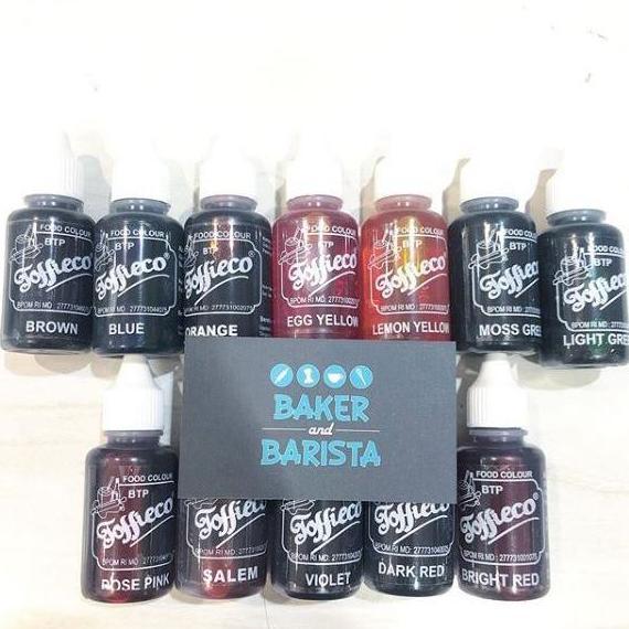 :::::::] Pewarna Toffieco 30cc / pewarna makanan toffieco coloring / tofico