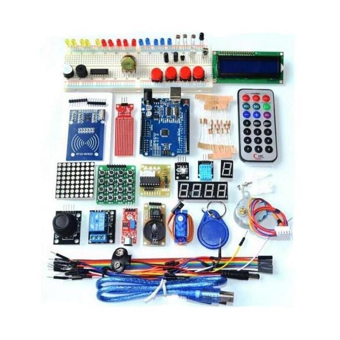 1 Set Kit Arduino UNO R3 / Arduino Starter Kit Lengkap / Arduino UNO