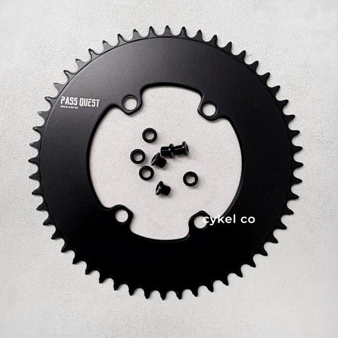 Promo pass quest rotor aldhu chainring BCD 110 aero narrow wide chain ring Diskon