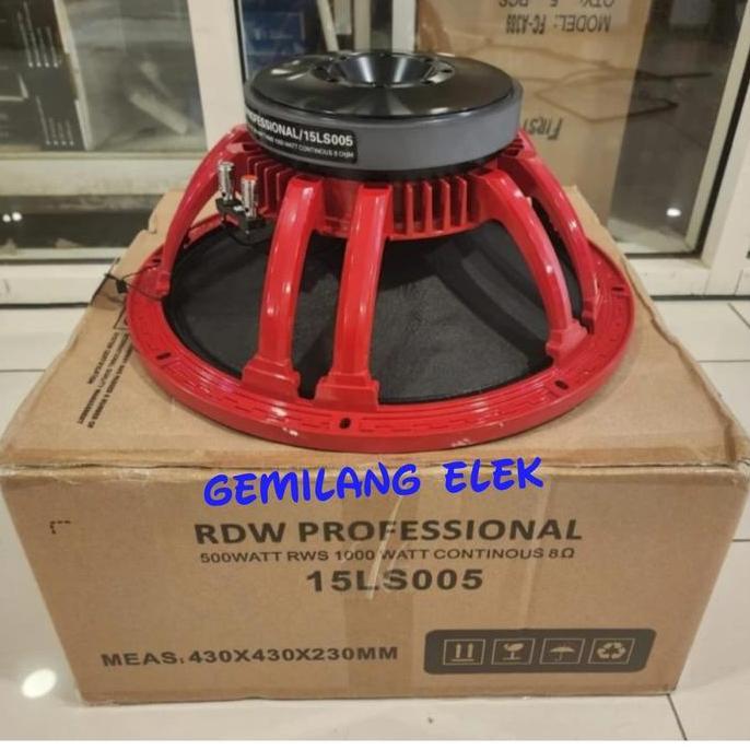 Speaker Komponen Rdw 15Ls005 Original 15 Inch Termurah
