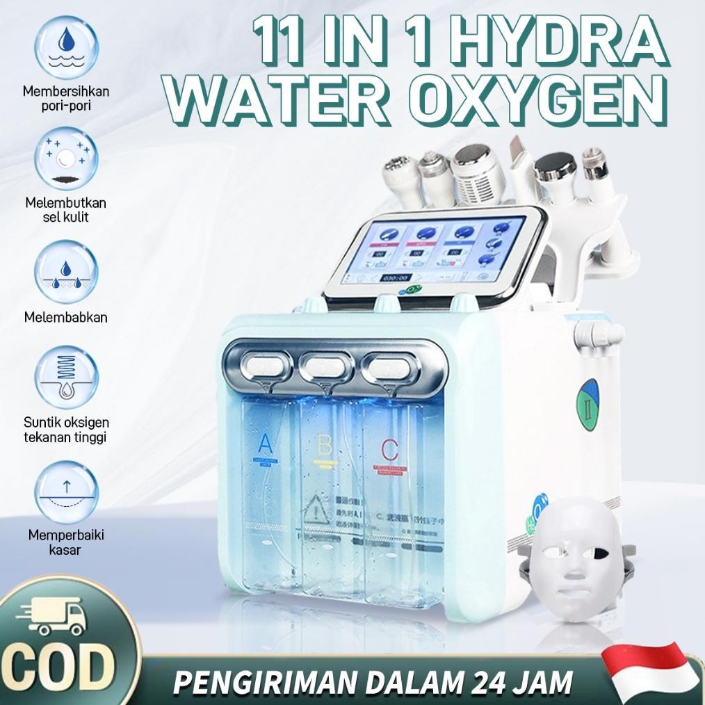 ME 11 in 1 Bubble Hydrogen Oxygen setrika wajah dingin hydra skin scrubber ultrasound rf mask dermab
