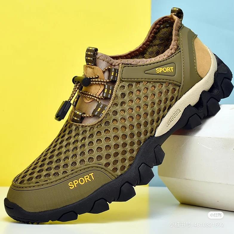 PROMO Sepatu ANTI AIR Outdoor Pria Wanita Karet Anti Jebol Hiking 011 Sneakers 2025 Cowok Kerja Hiki