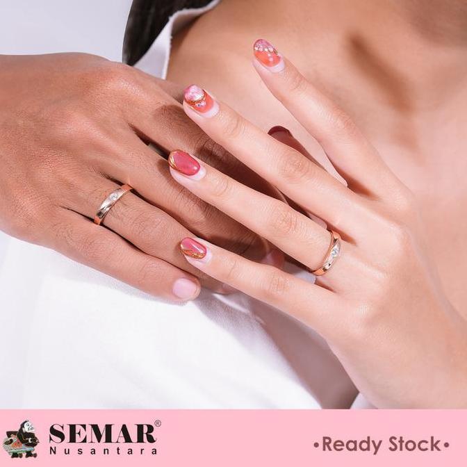 Cincin Emas Qeela Wedding Ring Gold Cincin Nikah 17K Semar Nusantara