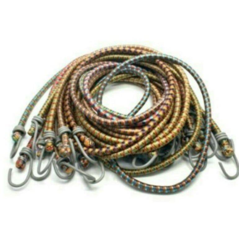 MURAH TALI BAGASI MOTOR 200 CM/Tali ikat barang 2 meter/Tali elastis 2 meter KEKINIAN