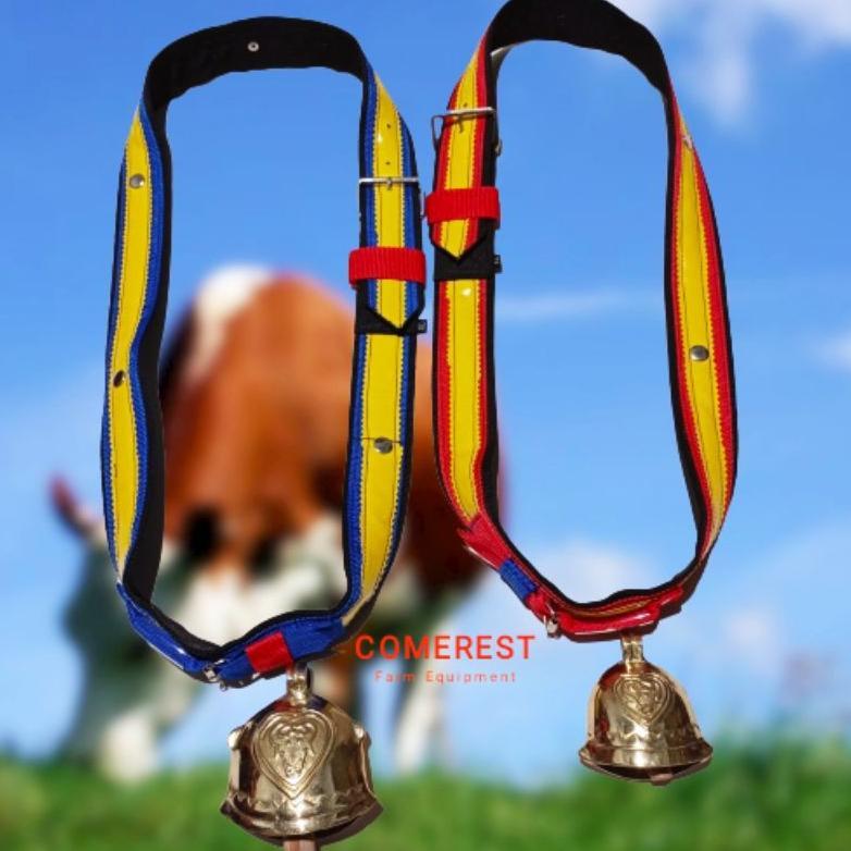 -VY- Kalung Sapi Reflektif Lonceng Jumbo Waterproof