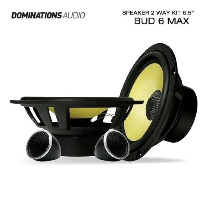 Promo Speaker split 2 Way Domination Bud 6 Max ukuran 6,5 inch (BARU) Diskon