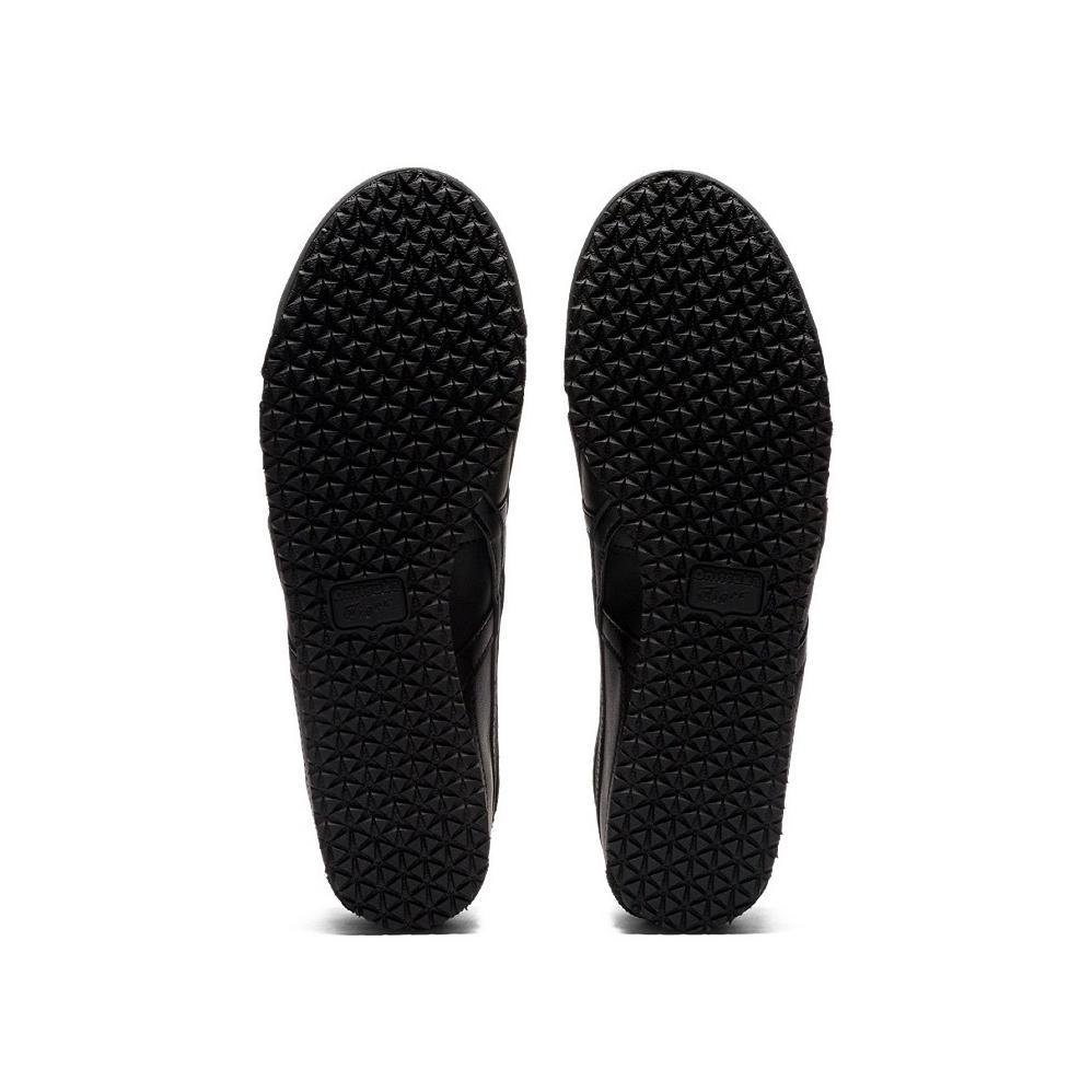 BEST SELLER SEPATU ONITSUKA TIGER MEXICO 66 LEATHER ALL BLACK SEPATU PRIA WANITA SNEAKERS TRIPLE BLA