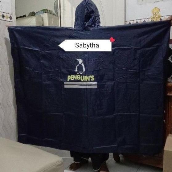 Sale Wn945 Jas Hujan Kelelawar Penguin Ponco Big Top Penguin'S - Parasut Nylon Xxl Pinguin - Jaket C