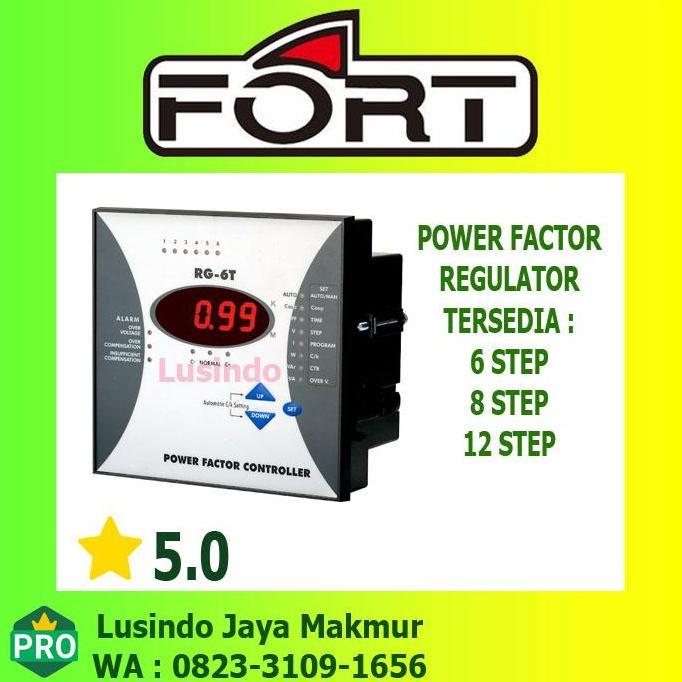 Promo PFR 6 step FORT Power Factor Regulator / Controller FRG-6T Surabaya Diskon