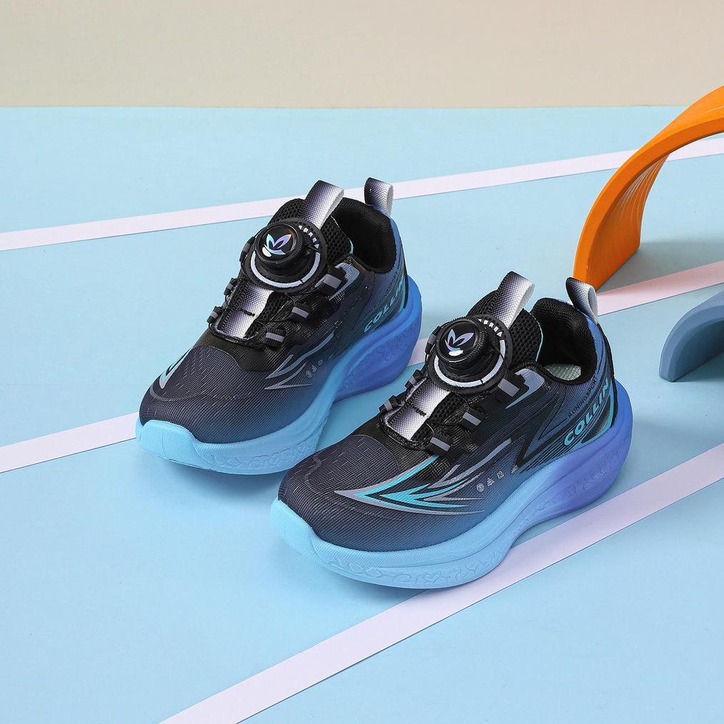 DISKON SEPATU ANAK COLLIN RC341 SEPATU OLAHRAGA ANAK LAKI-LAKI PEREMPUAN TALI PUTAR RUNNING SHOES