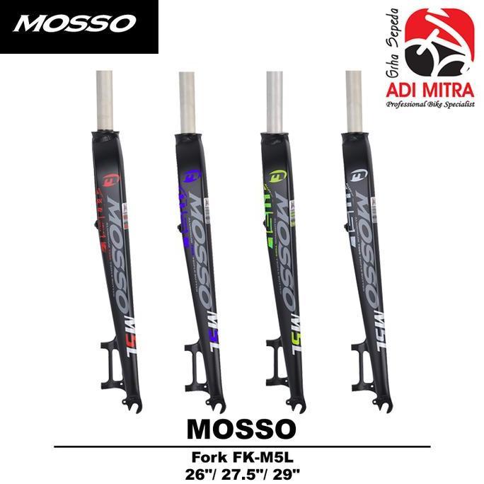 Promo Mosso M5L Fork Rigid Disc Brake Fork Sepeda 26 / 27.5 / 29 Inch Diskon
