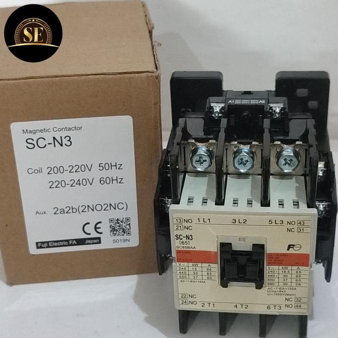 Magnetic Contactor Fuji SC-N3 Kontaktor fuji SCN3 SCN-3