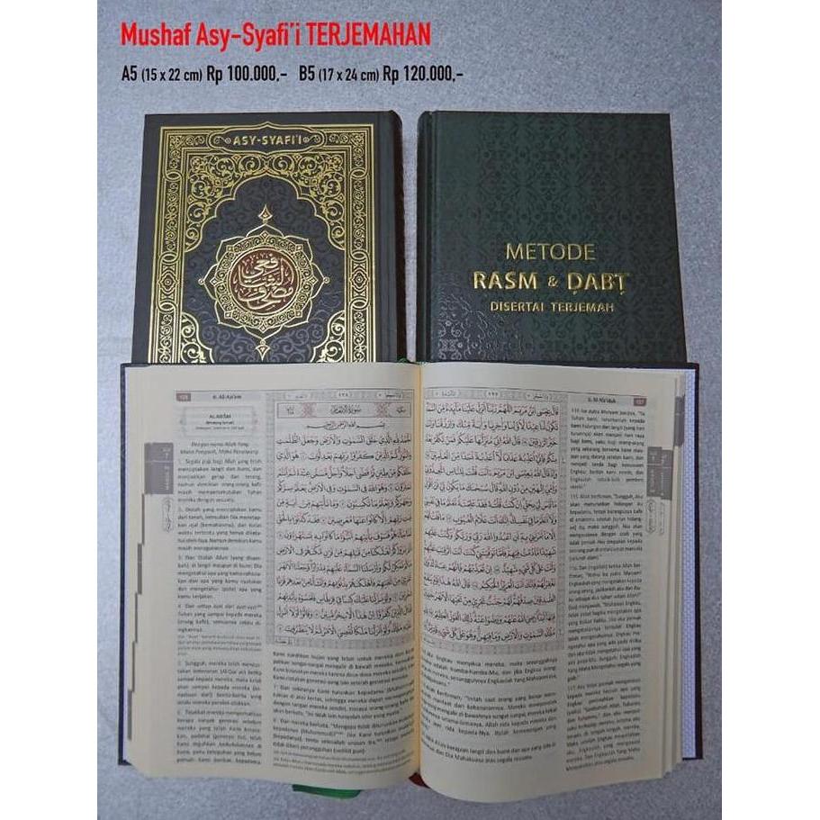 Mushaf Asy Syafii Metode Rasm Dan Dabt Disertai Terjemah - Darsyafii murah