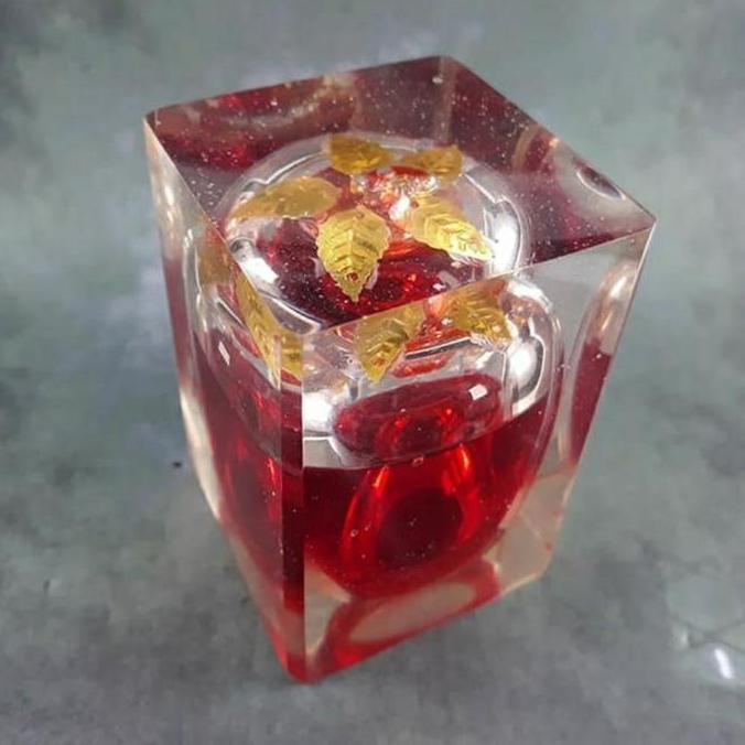 Apel-Jin Cair Daun Mas Ganjil Merah Hijau Kuning Biru