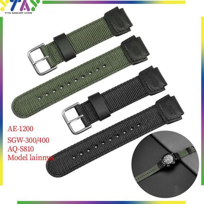Ready Strap Nylon Tali/Jam Kanvas Casio/Tali Kanvas Casio/Tangan Canvas Nylo