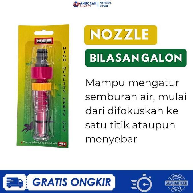 Nozzle Semprotan Bilasan Air Galon