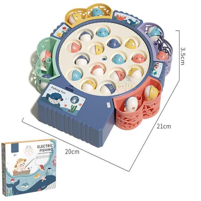 Playing- Duffy Toys(Cod) Mainan Anak Fishing Game Isi Mainan Pancingan Ikan Anak Go Fishing