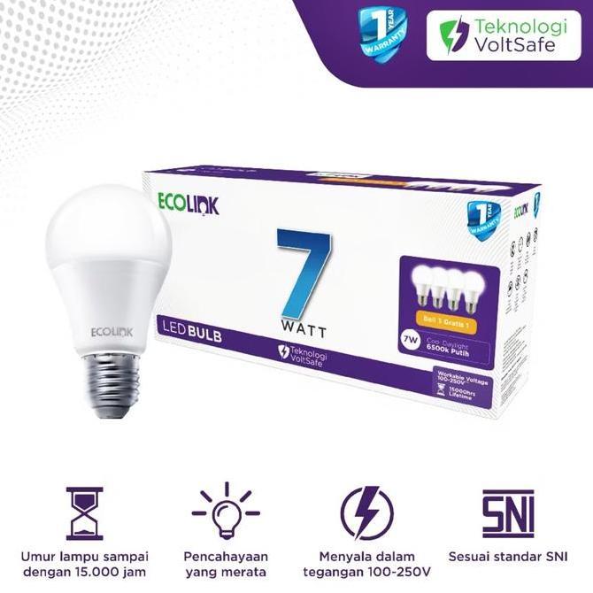 Lansungkirim- Led Multipack Ecolink 6W 8W 10W 12W (Beli 3 Free 1) - Led Pack Ecolink