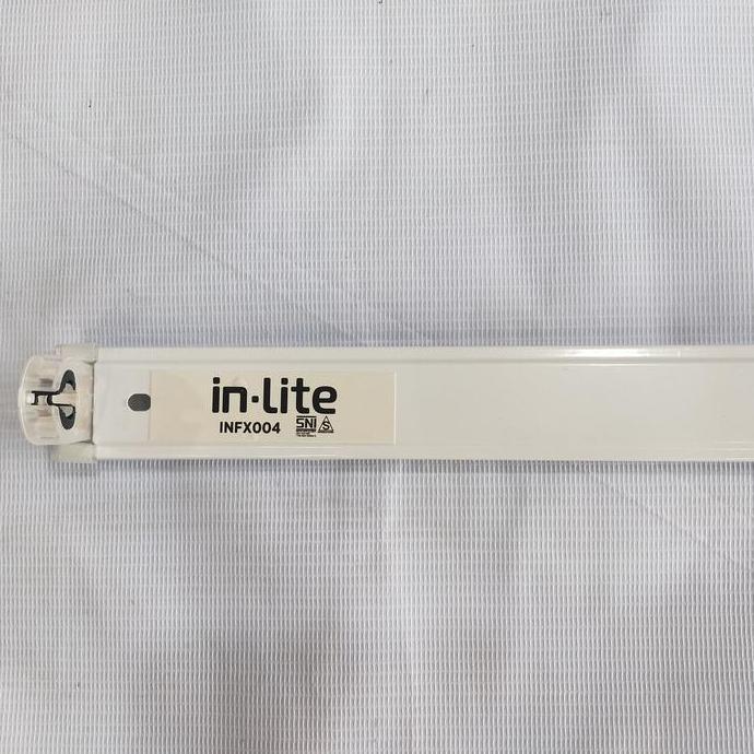 Ready stock kap lampu led T8 in-lite 18 watt 120cm/rumah lampu tl led panjang