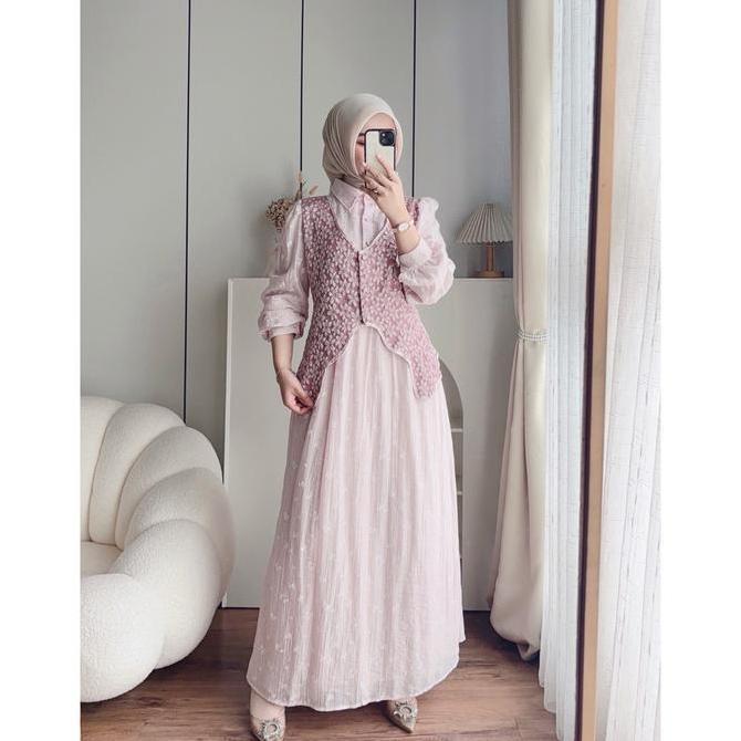 Diskont Candy Lady Joena Maxi / Gamis Wanita Terbaru Dress Lebaran Gamis Kondangan Bestseller