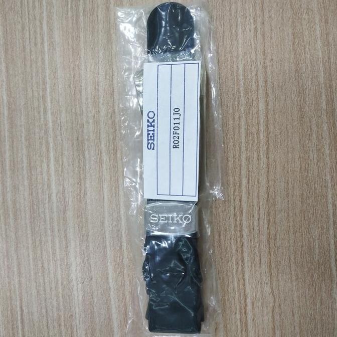 Rubber / Strap / silicon seiko - Black - original - lug width 22 mm