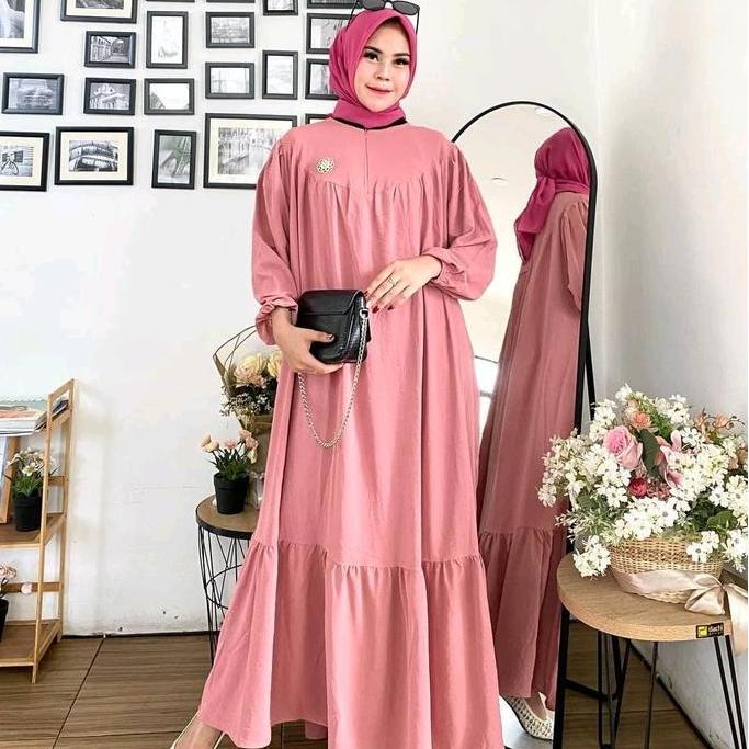 Unik Gamis Crinkle Jumbo/Maxi Dress Crinkle