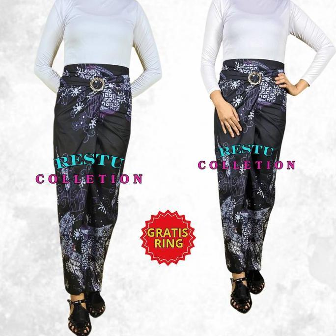 DA33 >> Rok Lilit Warp Skirt Songket Batik Motif Laras pink  Bawahan Wanita Kebaya Wisuda Kondangan 