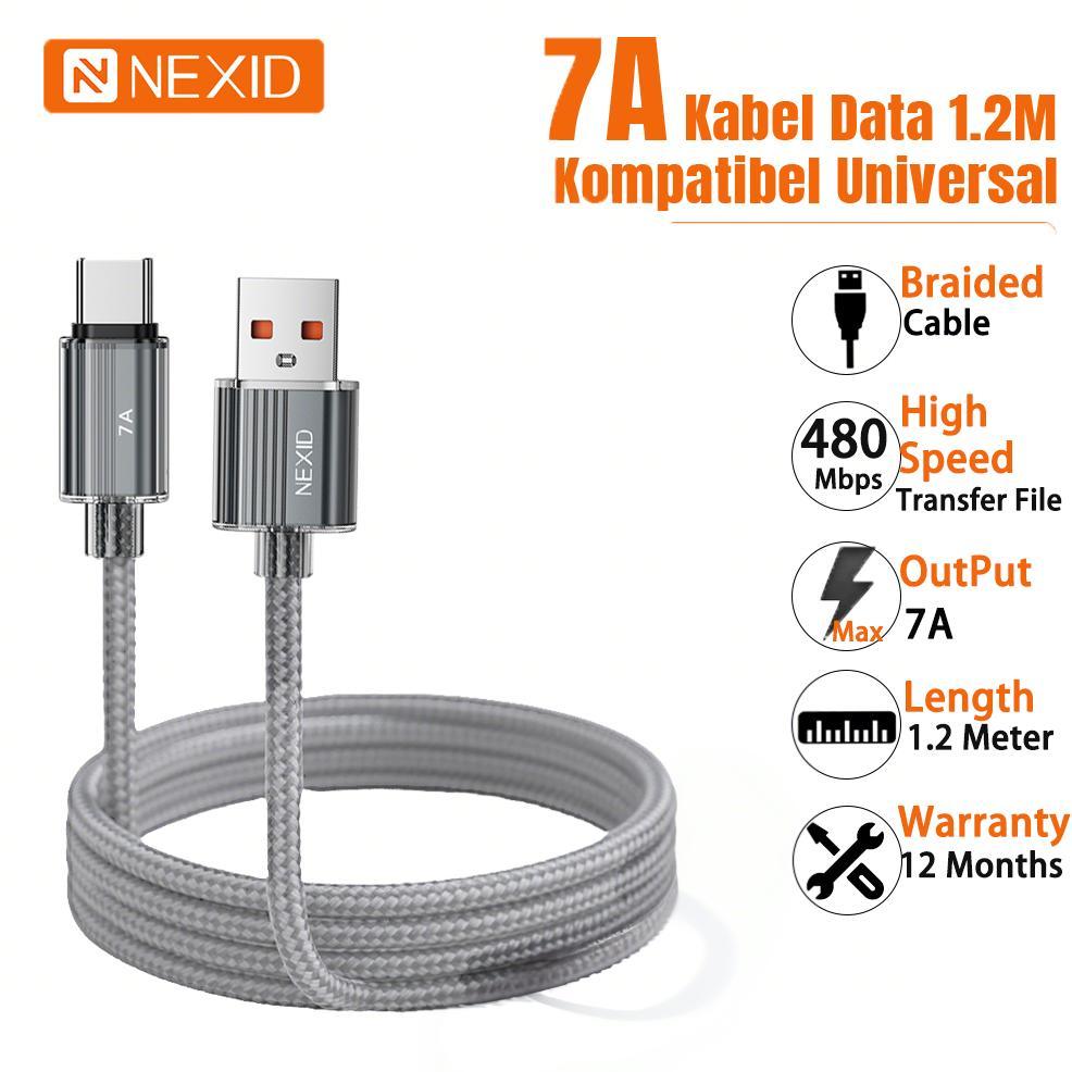 NEXID 140W Data Fast Charging Type A To Type C Cable FOR ios usb Android Cable Data