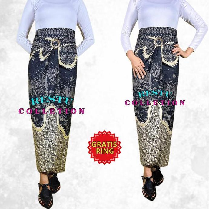 DV15 - ROK LILIT SONGKET MOTIF BAWAHAN WANITA KEBAYA WISUDA TUNIK BLOUSE KEMEJA BAHAN PREMIUM JUMBO 