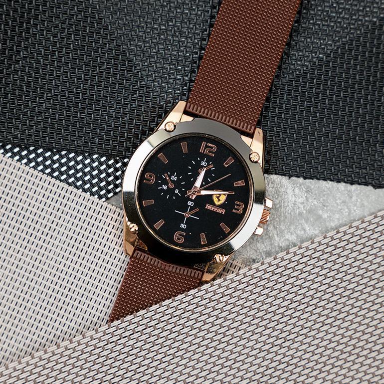 DISKON BISA COD JAM TANGAN PRIA PRESTIGE FERRARI ANALOG QUARTZ ELEGAN PREMIUM MACHO | J-AN112